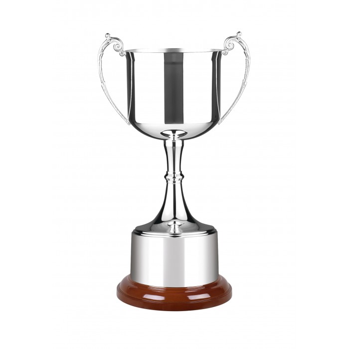 SILVER PLATED TRADITIONAL TROPHY CUP - 3 SIZES